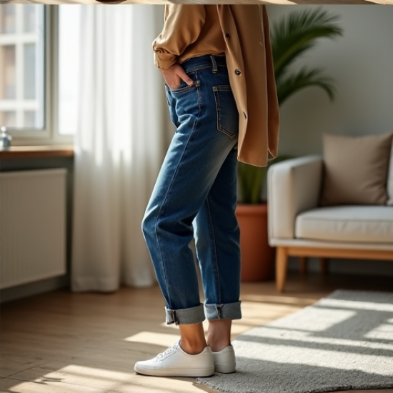 ChicEase Relaxed Fit Boyfriend Jeans