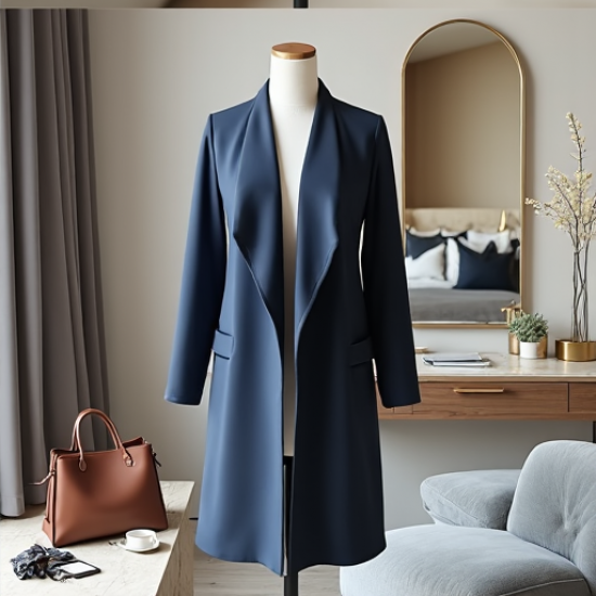 Elegance Flow Waterfall Cardigan Coat