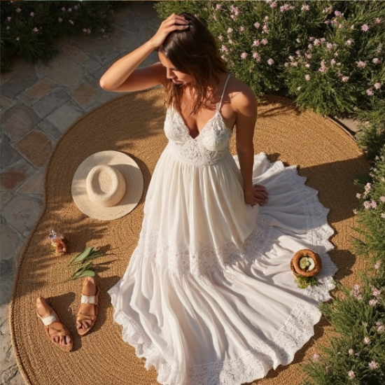 Elysian Crochet Maxi Dress