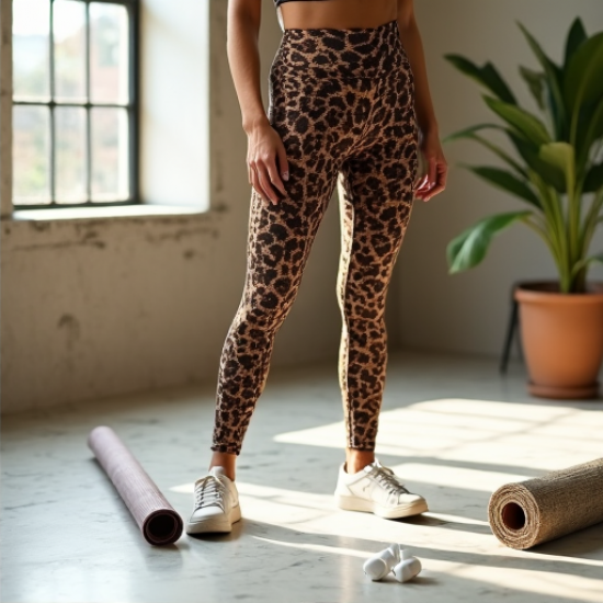 Wild Elegance Animal Print Leggings
