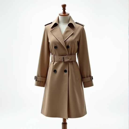 Elysian Elegance Trench Coat