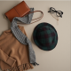 Chic Heritage Plaid Beret