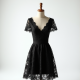 Elysian Elegance Lace Cocktail Dress