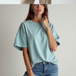 Chic Breeze Batwing Tee