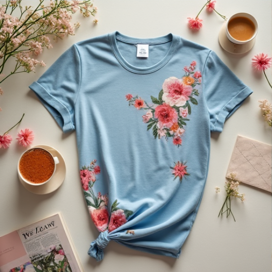Blossom Breeze Floral Tee