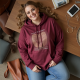 Chic Comfort Plus Size Graphic Hoodie