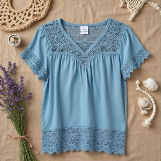 Bohemian Bliss Crochet Tee