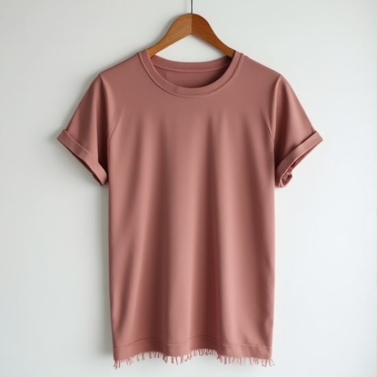 Chic Edge Raw Hem Tee