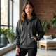 Urban Chic Asymmetric Zip Hoodie