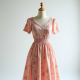Vintage Blossom Tea Dress