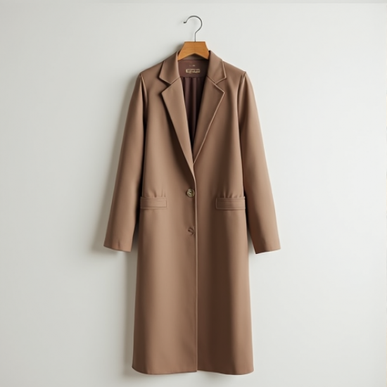 Elegant Essence Longline Duster Coat