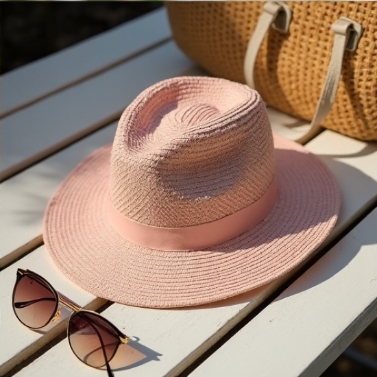 Elysian Breeze Women's Straw Pork Pie Hat