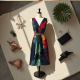 Elysian Abstract Print Sheath Dress