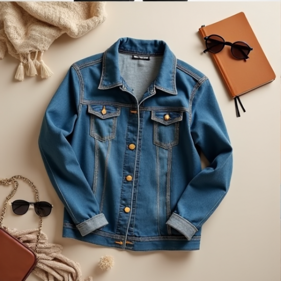 Elysian Curve Plus Size Denim Jacket
