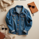 Elysian Curve Plus Size Denim Jacket