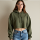 Chic Comfort Cropped Hoodie