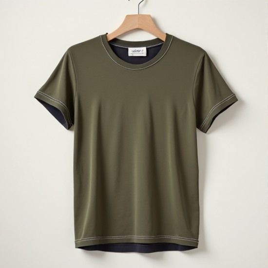 Chic Contrast Stitch Tee