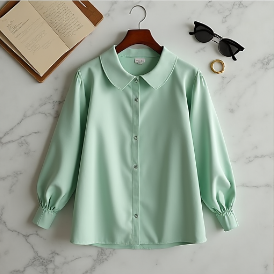 Chic Elegance Peter Pan Blouse